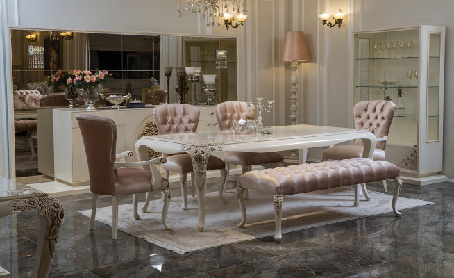 Luxe eettafel ontwerp tafel eetkamertafels houten tafels Italiaanse meubels 228cm