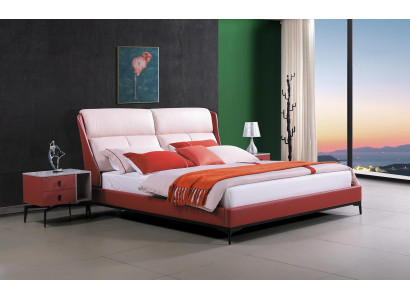 Klassieke slaapkamerset met bed, 2 nachtkastjes en commode 3-delige set, bed zwart.