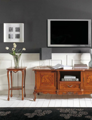 Tv-meubel laag bord kast rtv woonkamer tafel houten meubels + salontafel nieuw