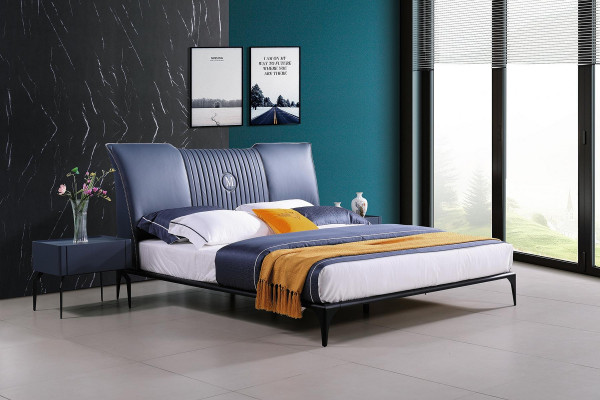 Slaapkamer meubels 3-delig set Hotel Bed + 2 nachtkastjes Hoogglans Bedden Italië