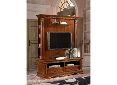Tv-kast dressoir woonkamer tv wand massief hout landhuis massief hout