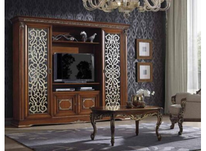 Ontwerper woonkamer tv wandmeubel mediawand tv-meubel tv-kast woonkamer massief hout