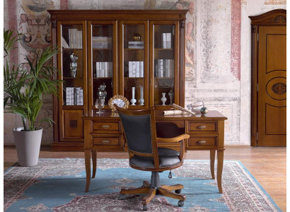 Kantoorset Bureau Directeursstoel Compleet Kantoor Office Barok Rococo 2-delig.