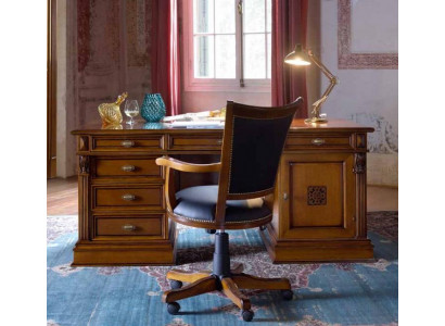 Inrichting van de werkkamer kantoor meubels tafel stoel 2-delige set barok.