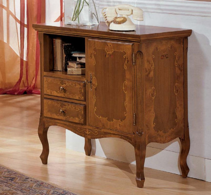 Klassiek dressoir kast houten kasten meubels consoles Italiaanse meubels bruin