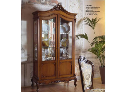 Edel vitrine antiek stijl barok rococo woonkamer klassiek glazen kast