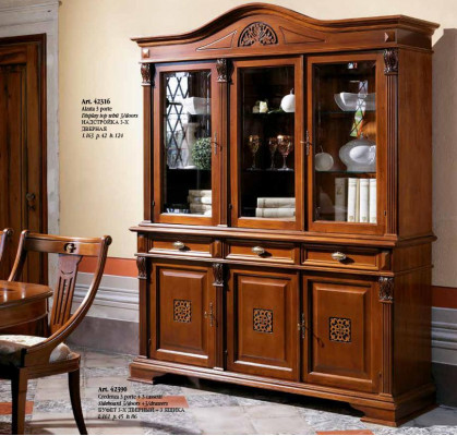 Dressoir Muurkast Hout buffet Vitrine Kast Eetkamerkasten
