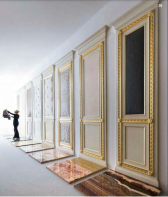 Luxe Washington kantoorset Italiaanse meubels kantoor 3-delig Barok Rococo massief hout
