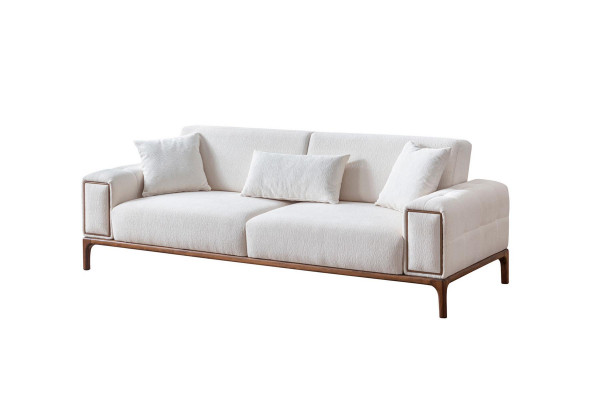 Bankstel 3+3+1 zits + salontafel 4-delig set gestoffeerde meubels bank bank