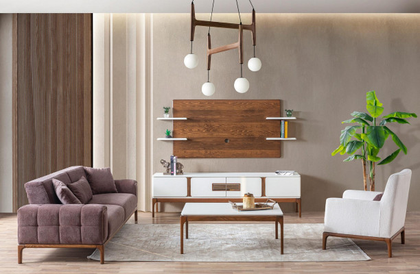 Moderne bankstel set 5-delig exclusieve meubels woonkamer bankstel