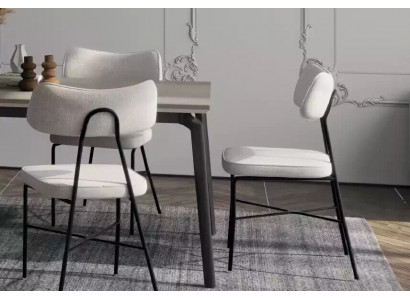 Stoel voor de eetkamer comfortabel voor interieur en stijl nieuwe kwaliteit.
