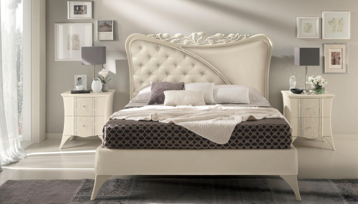 Slaapkamer Bed Nachtkastje Console Kledingkast Modern Hout Luxe Set 6-delig.