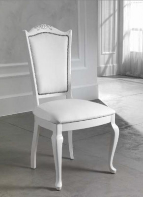 Eetkamer set eettafel 4x stoelen dressoir vitrinekast groep garnituur wit nieuw 7-delig.