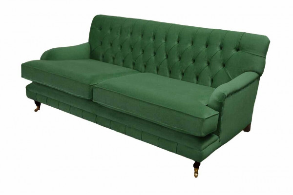 Chesterfield 3-zits designerbank bank stof luxe banken textiel