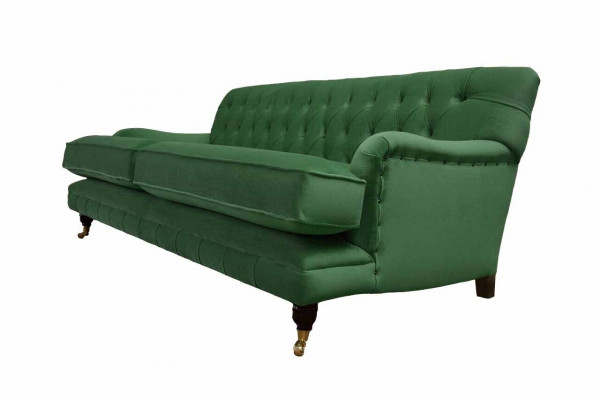 Chesterfield 3-zits designerbank bank stof luxe banken textiel