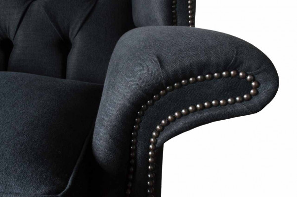 Chesterfield textiel gestoffeerde bank ontwerp bank fauteuil 1 zit oorfauteuil  Chesterfield textiel gestoffeerde bank ontwerp bank fauteuil 1 zit oorfauteuil