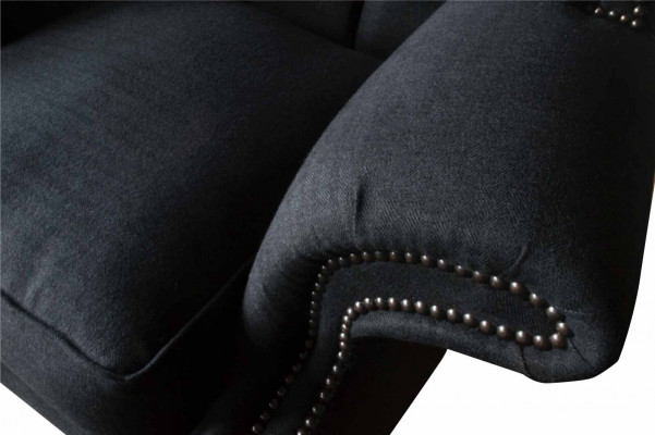 Chesterfield textiel gestoffeerde bank ontwerp bank fauteuil 1 zit oorfauteuil  Chesterfield textiel gestoffeerde bank ontwerp bank fauteuil 1 zit oorfauteuil