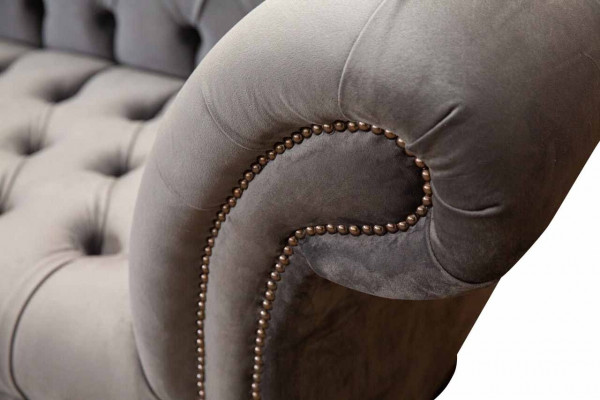 Chesterfield 3-zits designbank bank gestoffeerd zitstof luxe bankstellen