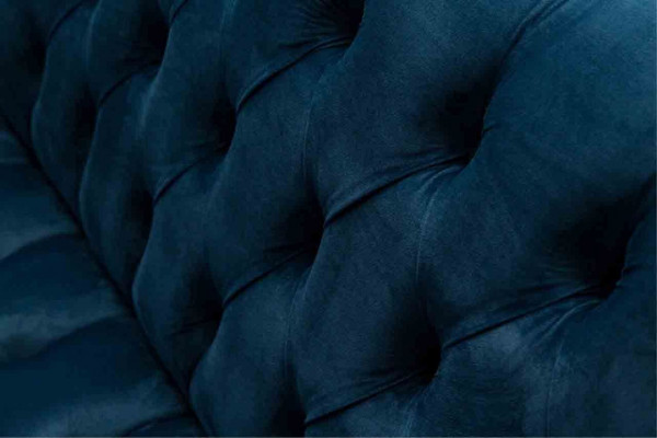 Chesterfield Design Luxe gestoffeerde bank Bankstel Textiel Nieuw
