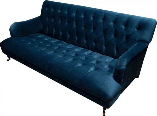 Chesterfield Design Luxe gestoffeerde bank Bankstel Textiel Nieuw