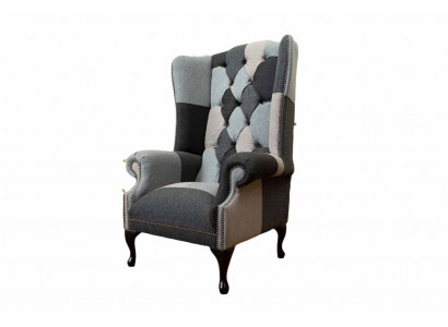 Ohrensessel Chesterfield Bank Bank Bekleding 1-zitsstoel Bankstellen Stof