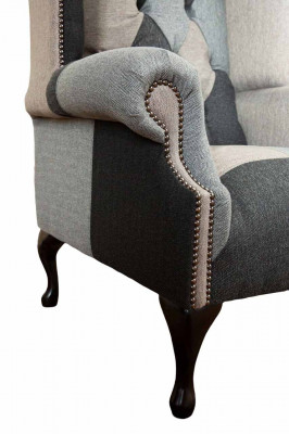 Ohrensessel Chesterfield Bank Bank Bekleding 1-zitsstoel Bankstellen Stof