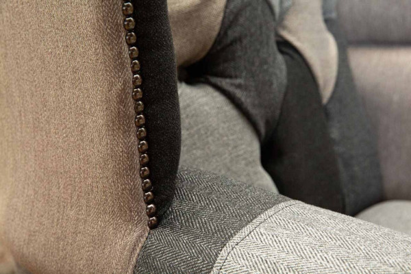 Ohrensessel Chesterfield Bank Bank Bekleding 1-zitsstoel Bankstellen Stof