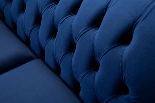 Sofas Chesterfield Design Bankstel 2 zits Bank Luxe Klassiek Textiel