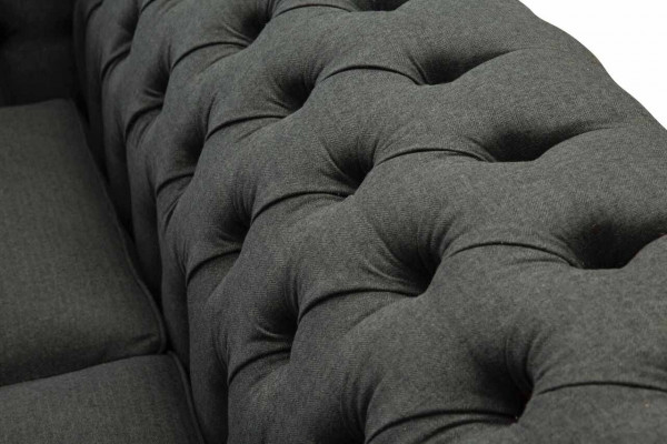 Ontwerp Chesterfield Stoffen Bank Fauteuil 1.5-Zits Beklede Banken Lounge