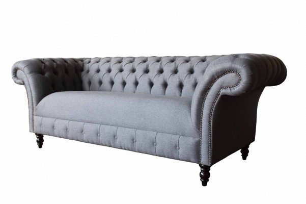 Chesterfield bank 3-zits bank bekleding luxe textiel banken sofa's