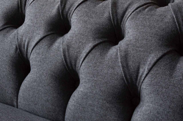 Chesterfield bank 3-zits bank bekleding luxe textiel banken sofa's