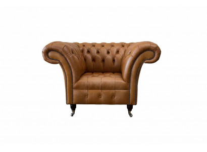 Zetel Oorfauteuil Zitplaats Stof Luxe Woonkamer Klassiek Chesterfield