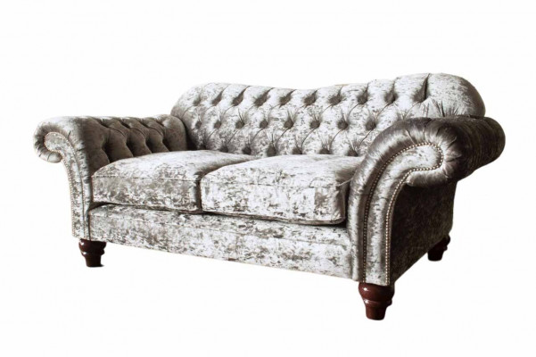 Chesterfield stoffen bank 2-zits bank ontwerp luxe stoffen bankstellen