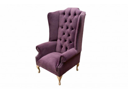 Ohrensessel Designer Stof 1-zits Bank Chesterfield Zetel