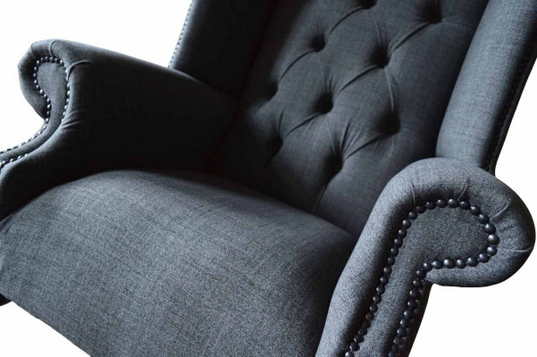Fauteuil Chesterfieldbank Meubels Luxe meubels Oorfauteuil Nieuw