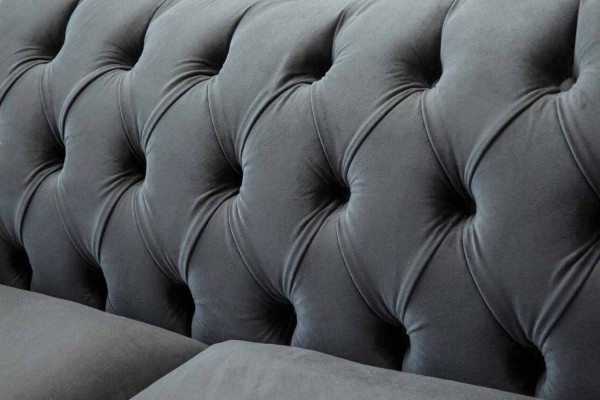 Chesterfield bank 2-zits gestoffeerde designer banken Banken Grijs Nieuw