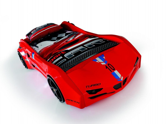 Raceauto bed kinderbed Raceauto kinderkamer bedden meubels rood