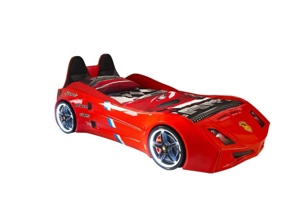 Autobed kinderkamer raceauto auto bed kinderbed houten meubelen nieuw.