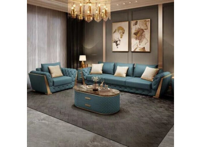 Sofagroep 3+2+1 zits woonlandschap bank bank bekleding bankstellen set leer