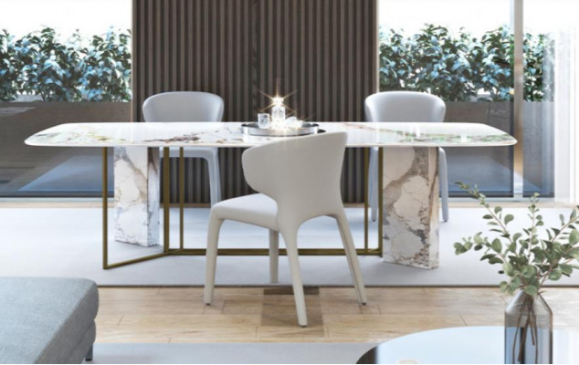 Luxe meubels marmeren tafels 180x90cm woonkamer hotel eetkamertafel ontwerper nieuw
