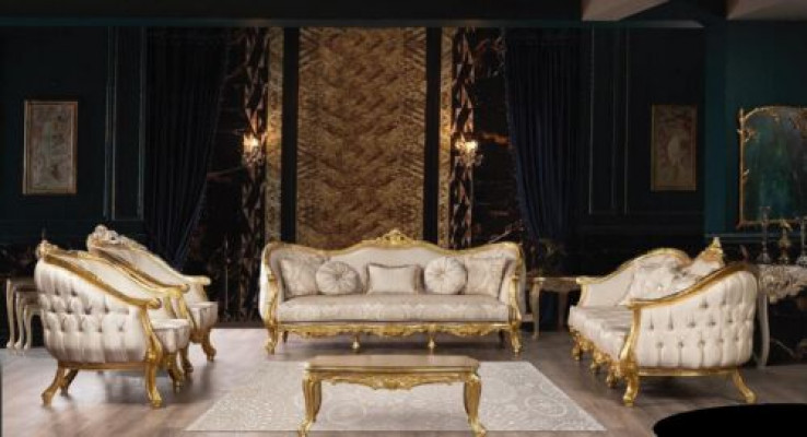 Sofa set 3+3+1+1 zits salontafel bank banken fauteuil zetel luxe set 5-delig