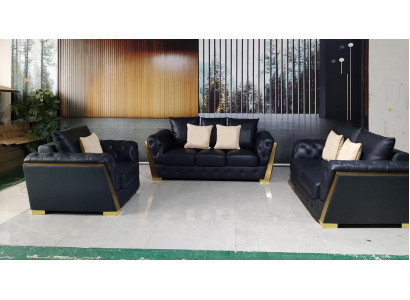 Chesterfield 3+2+1 bankstel bank meubel bank bankstel set 3-delig