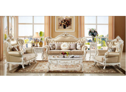Klassiek Chesterfield bankstel bankstel bekleding woonkamer meubels