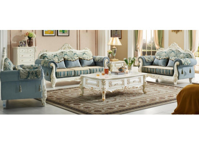 Bankstel Set 3+2+1 Zit Woonkamer Set Design Klassiek 3-delig