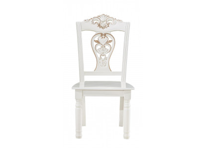 Fauteuil Wit Luxe Eetkamermeubels Elegante Stoelen Klassiek Hout