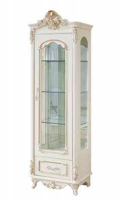 Vitrine Wit Luxe Woonkamer Meubels Hout Ontwerp Glazen Kast Vitrine Klassiek