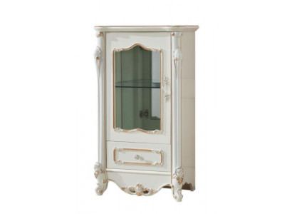 Vitrine Wit Luxe Woonkamer Meubels Hout Glas Design Kast Klassiek.