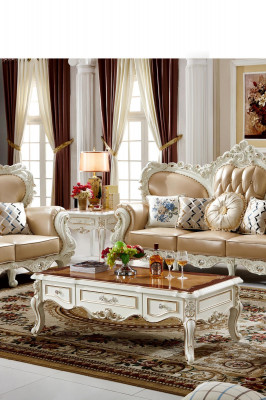 Salontafel Wit Luxe Elegant Woonkamer Design Tafels Klassiek Meubilair