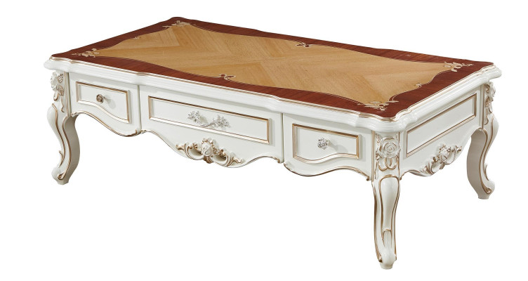 Salontafel Wit Luxe Elegant Woonkamer Design Tafels Klassiek Meubilair