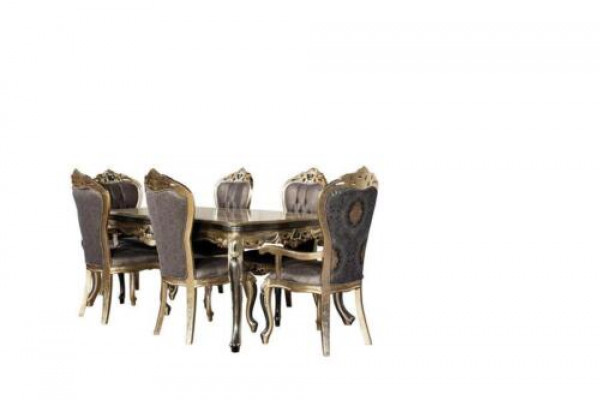 Klassieke eettafel tafel Barok tafels Eettafels Houten tafel 208x108 cm